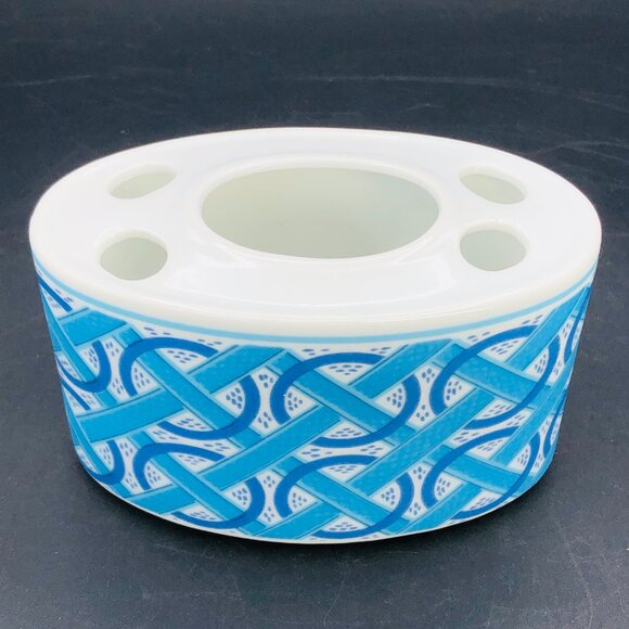 Vintage Japan Porcelain Bathroom Accessory SET - Toothbrush Holder - Soap Dish - Picture 6 of 10